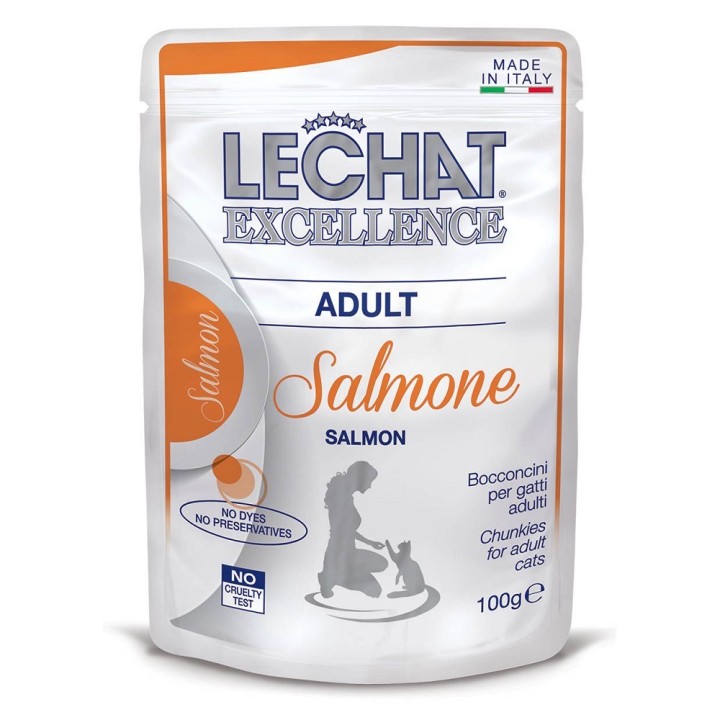 Monge 4x100g Excellence Flow Adult Beef/Salmon cat (121121_Z A)